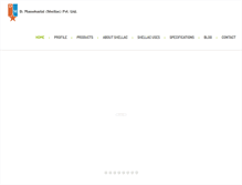 Tablet Screenshot of dmshellac.com
